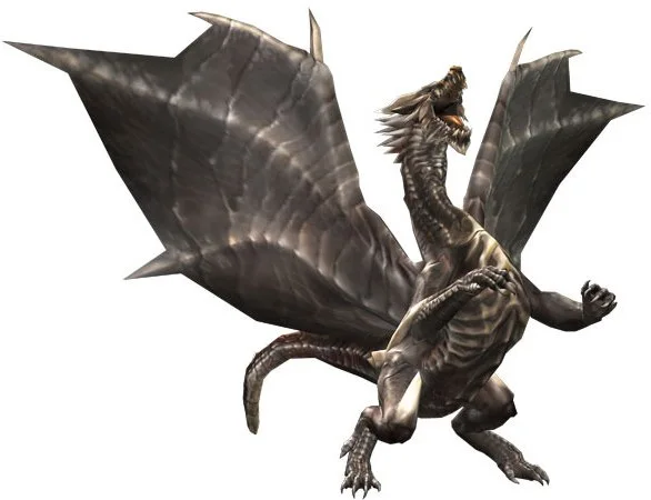 Kushala Daora — Kushala Daora game render · © Capcom · reference found via Pinterest