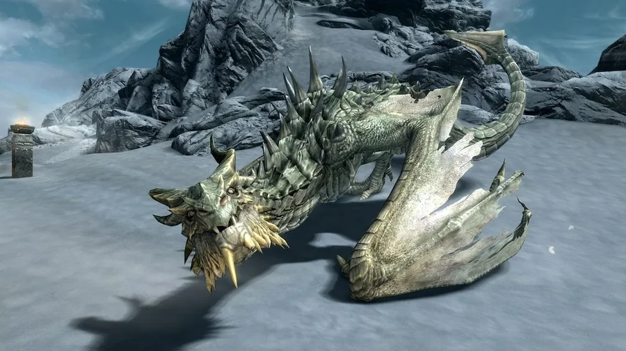 Paarthurnax — Paarthurnax in Skyrim · © Bethesda Game Studios · screenshot via Steam Community