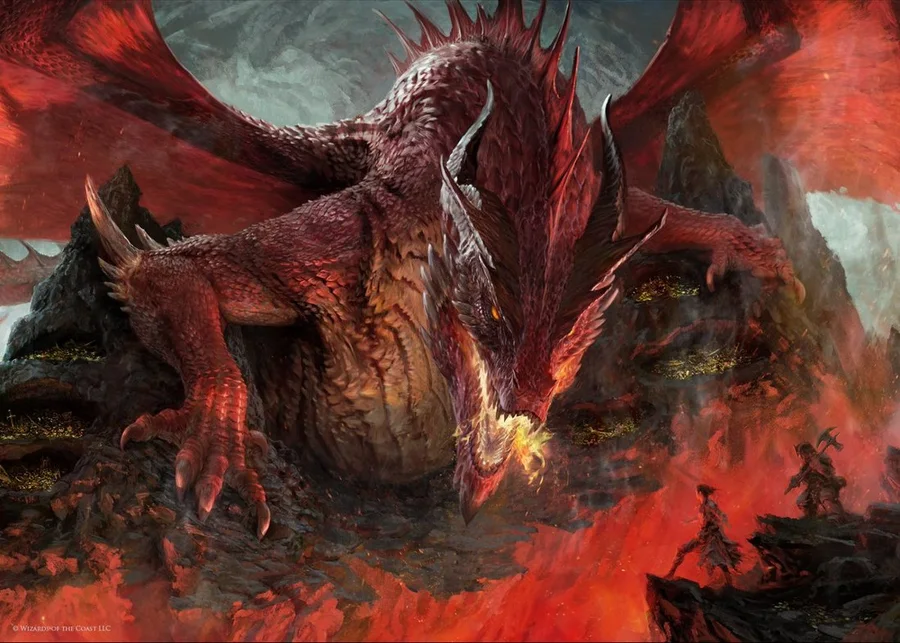 Red dragon — Antonio J. Manzanedo · red dragon · © Wizards of the Coast