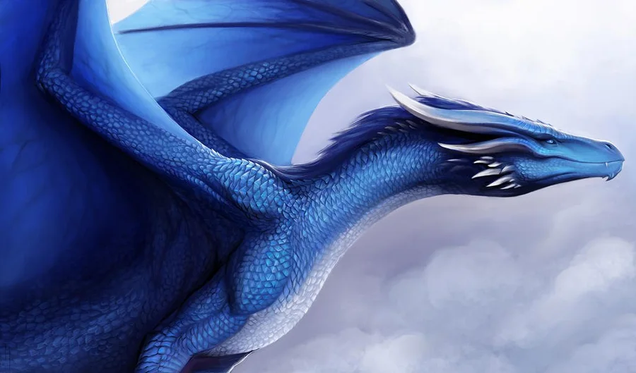 Saphira — Tatiana Makeeva · Saphira · fan illustration via DeviantArt